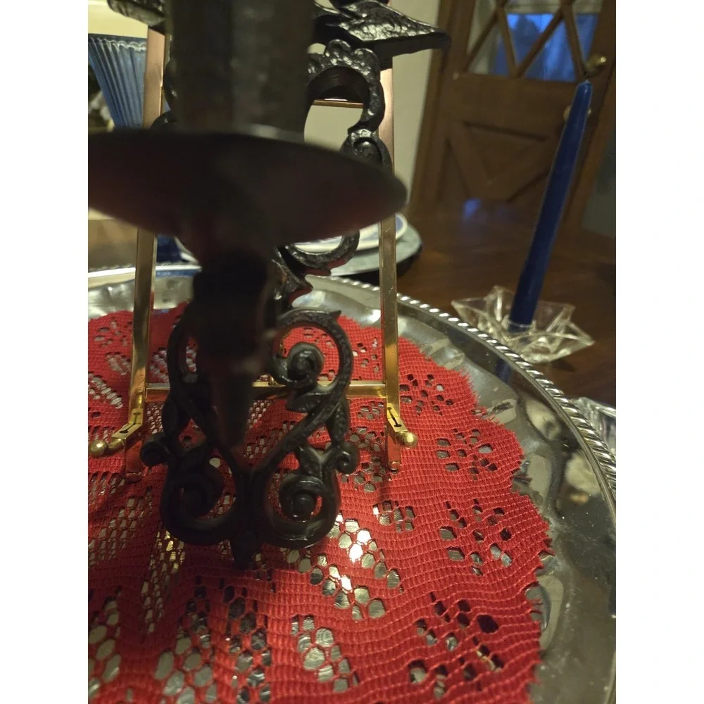 Vintage Burnwood USA Black Sconce